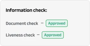 Streamlined User Check