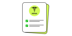 Checks patient identity for HIPAA