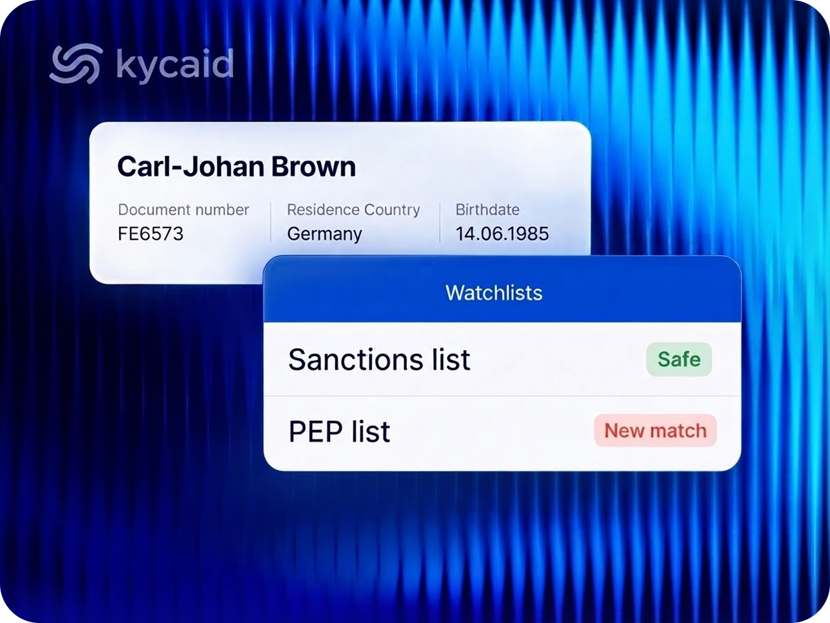 KYC Screening Explained: Sanctions, PEP, and Watchlist Checks