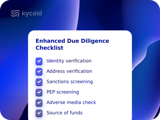 Enhanced Due Diligence Checklist: 12 Items Auditors Expect